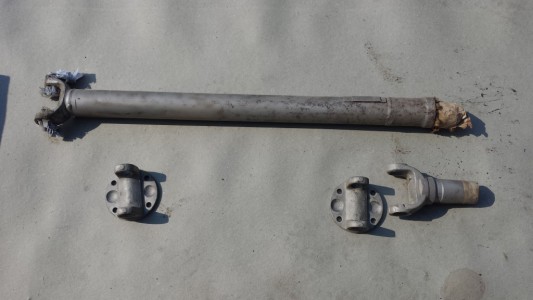 Prop shaft and yokes after blasting _1